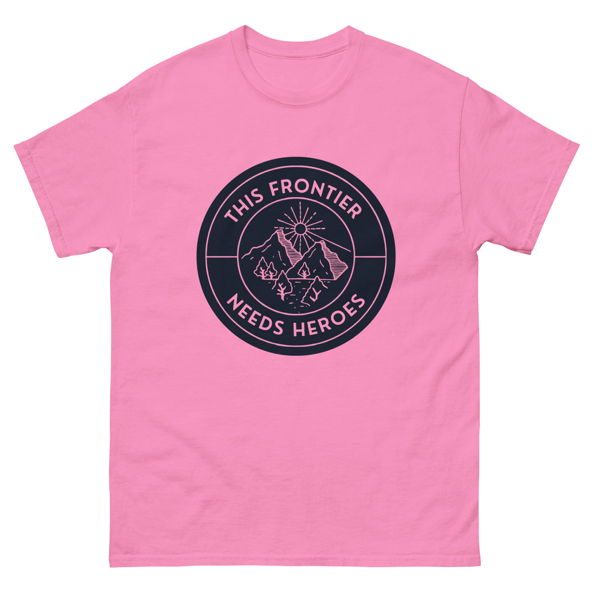 This Frontier Needs Heroes — Men's Classic Tee (Charcoal)