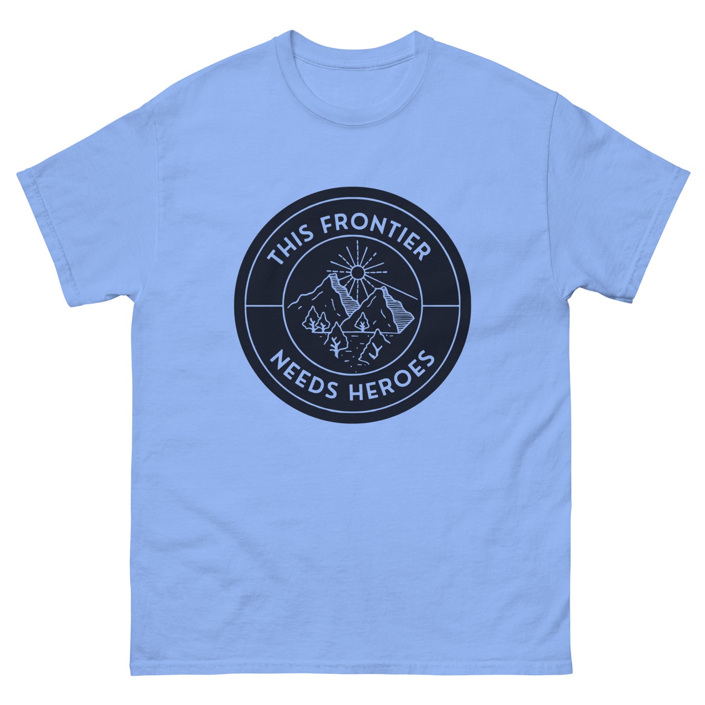 This Frontier Needs Heroes — Men's Classic Tee (Charcoal)