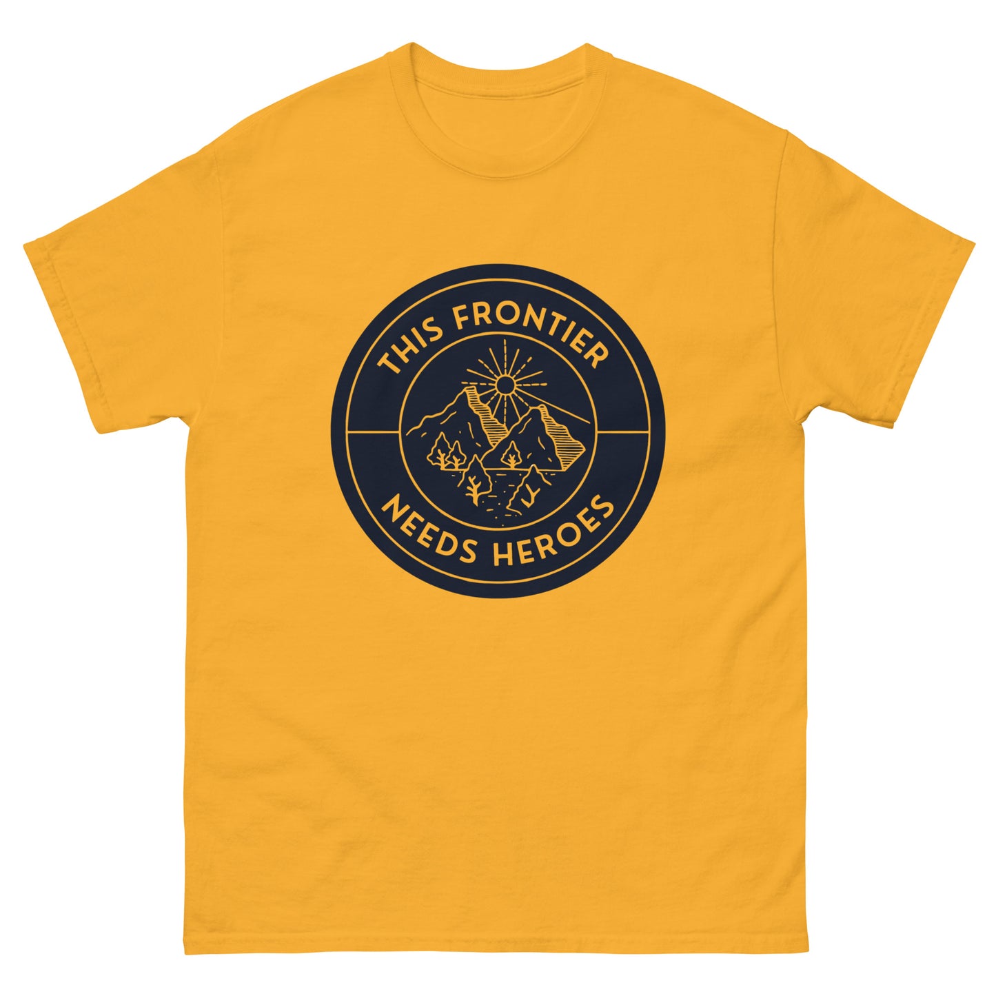 This Frontier Needs Heroes — Men's Classic Tee (Charcoal)