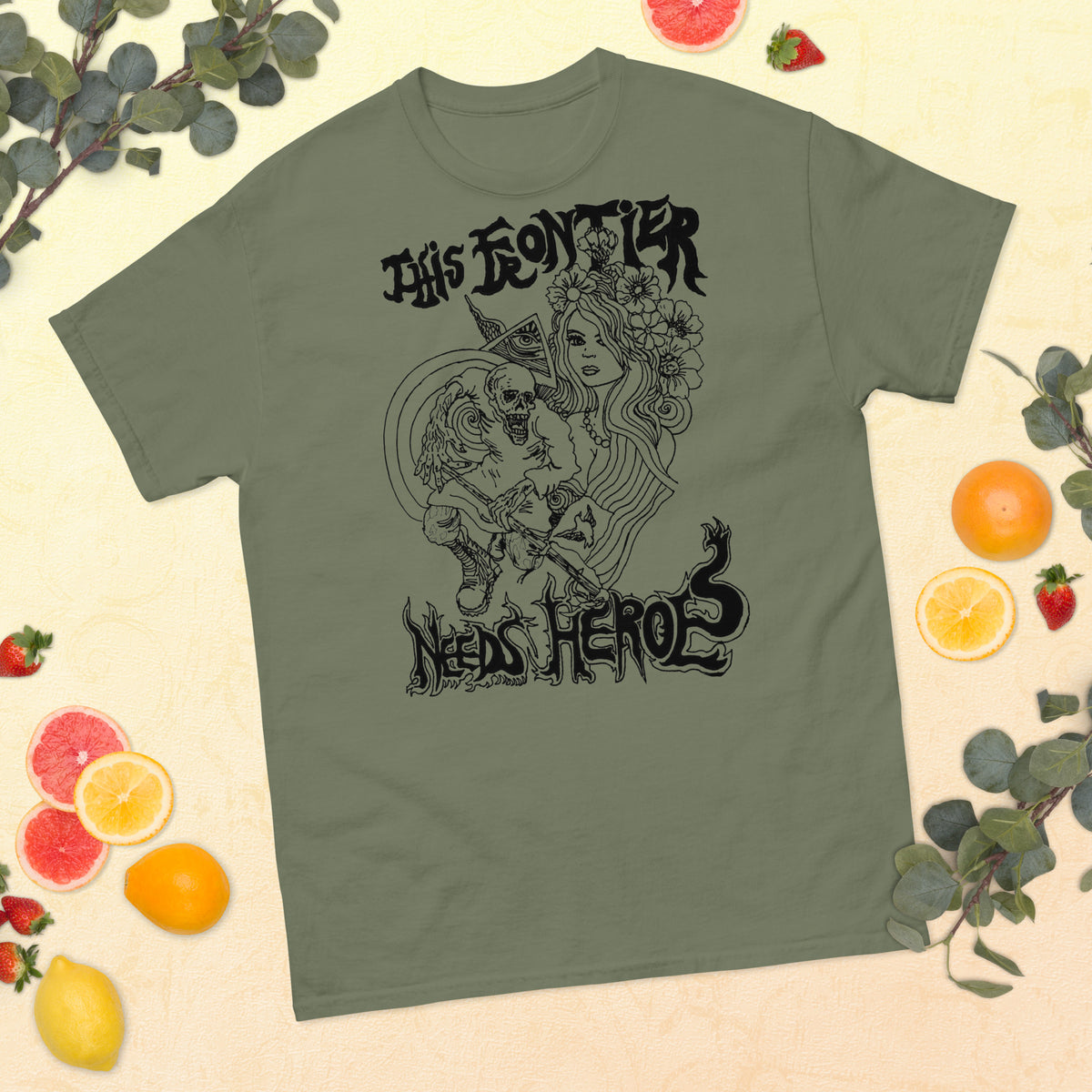 This Frontier Needs Heroes — Men's Classic Tee