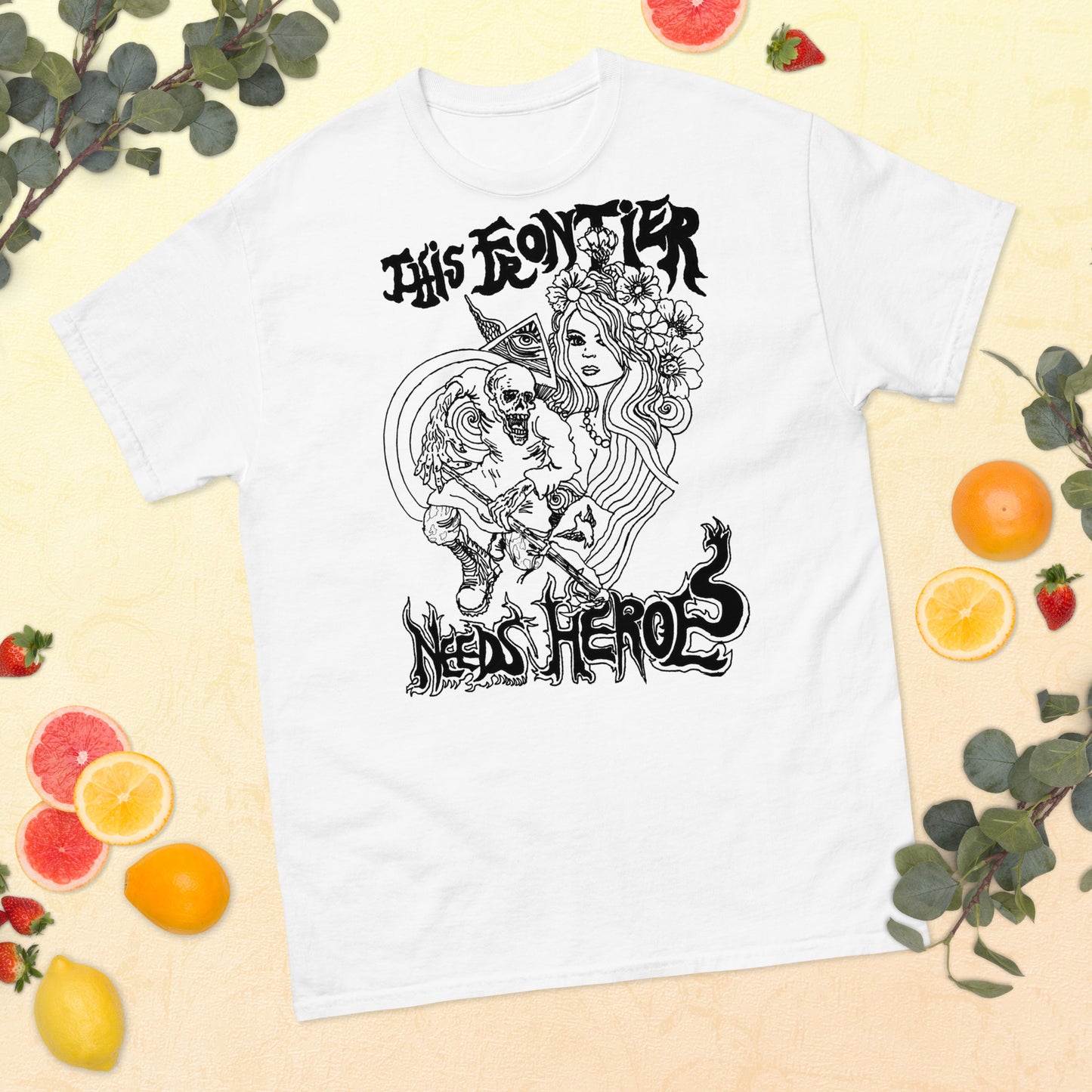 This Frontier Needs Heroes — Men's Classic Tee