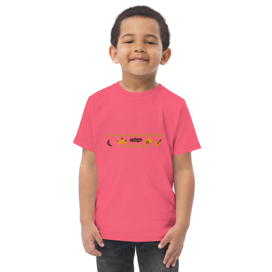 "Go With the Flow" Toddler jersey t-shirt